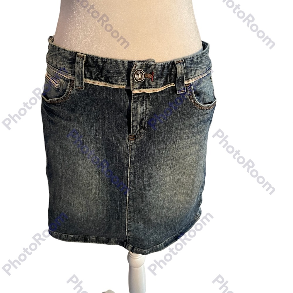 Tommy Hilfiger Stretchy Denim Above the Knee Jean Skirt Size 6